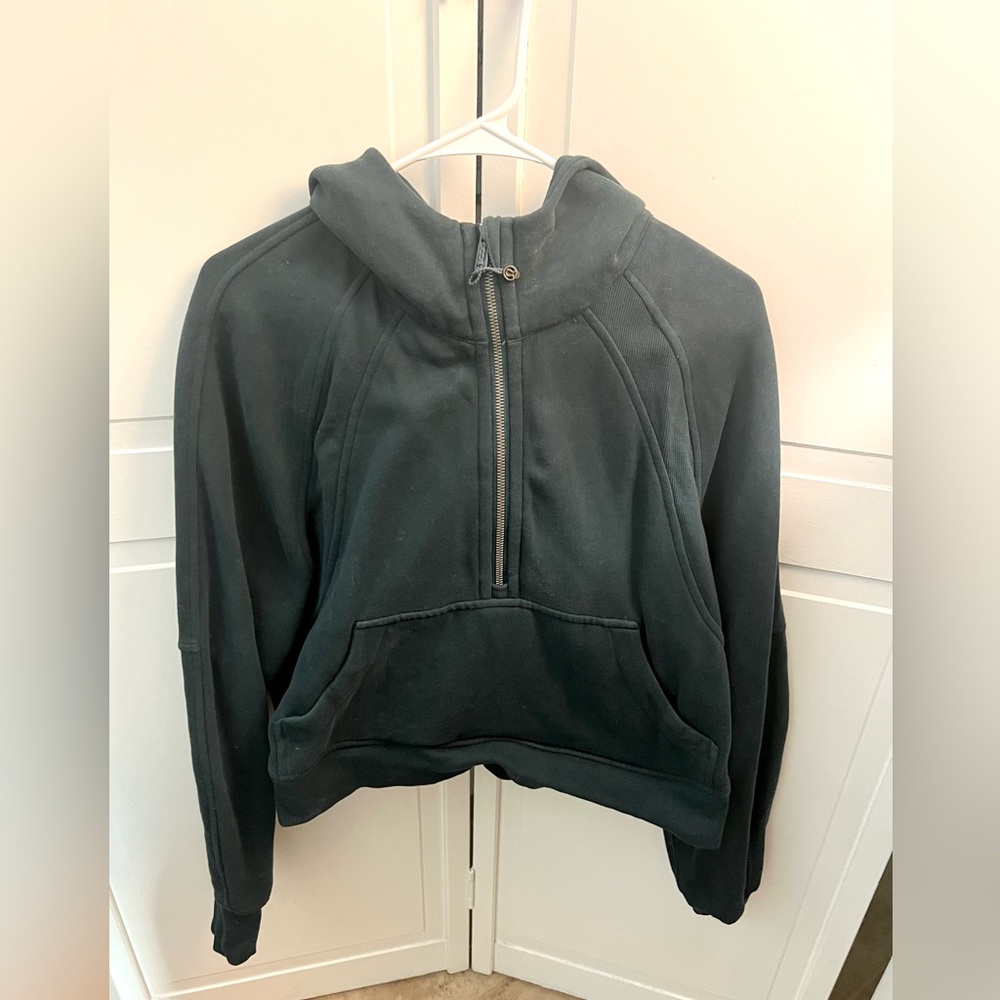 Lululemon half zip scuba (teal)